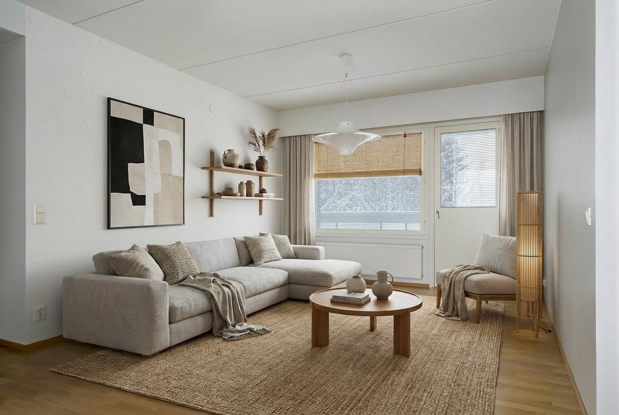 Japandi-tyyli — esimerkkikuva